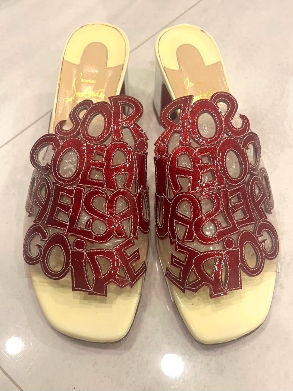 Christian Louboutin slip-on mules Size 39